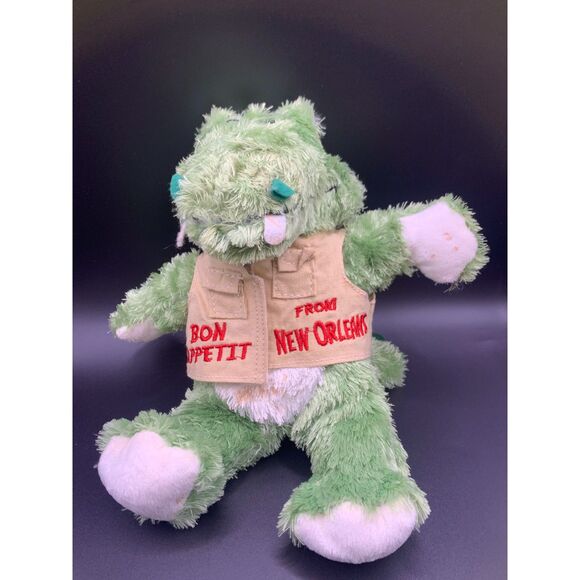 Swampy The Gator Bon Appetit From New Orleans Souvenir Plush Stuffed Animal - Picture 1 of 4